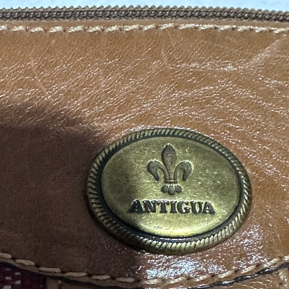 Antigua Pro Cuero Guatemala Woven Tapestry & Leather Handbag - Picture 4 of 11